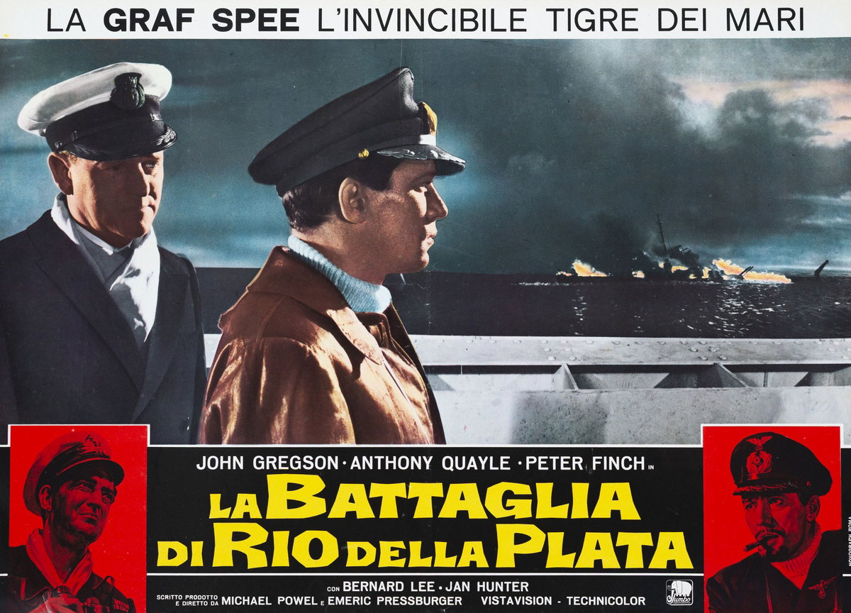 Lobby Card 2 for the film The Battle of the River Plate (1956)