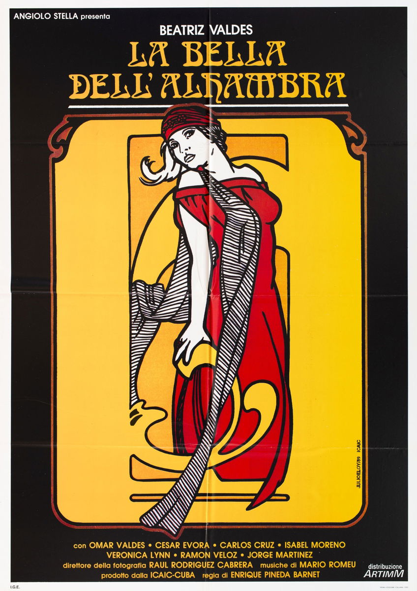 La bella dell'Alhambra - Manifesto 1