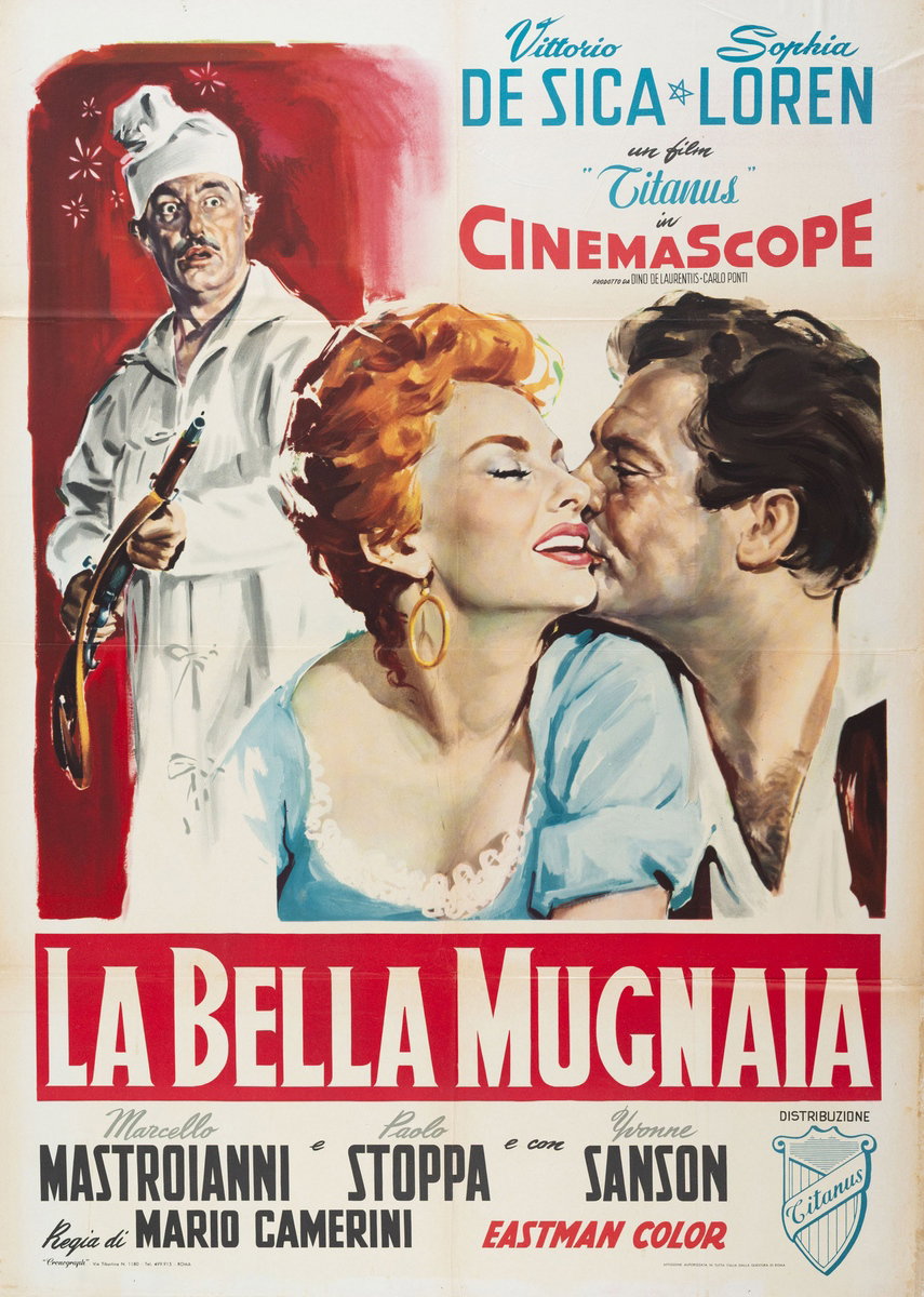 Poster 2 for the film The Miller's Beautiful Wife (1955)