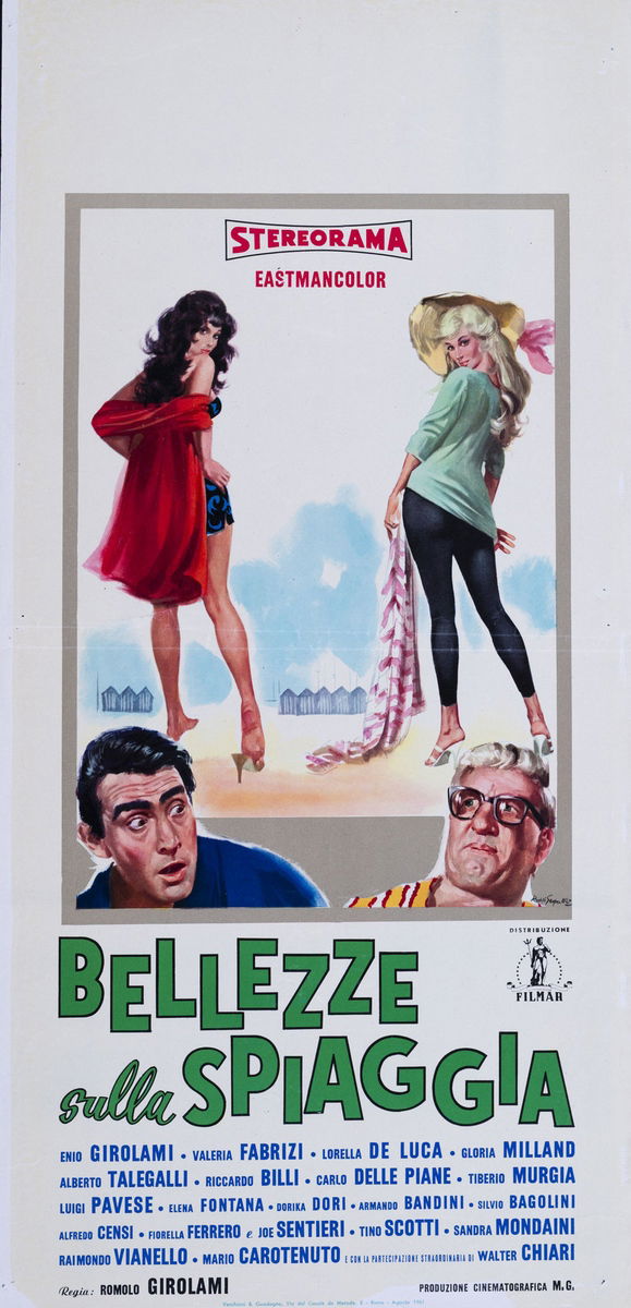 Bellezze sulla spiaggia - Lobby Card 1
