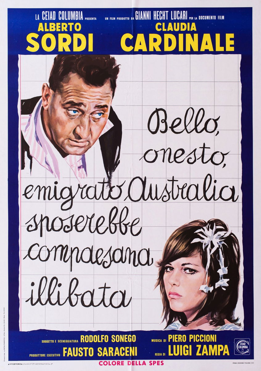 Bello, onesto, emigrato Australia sposerebbe compaesana illibata - Manifesto 1