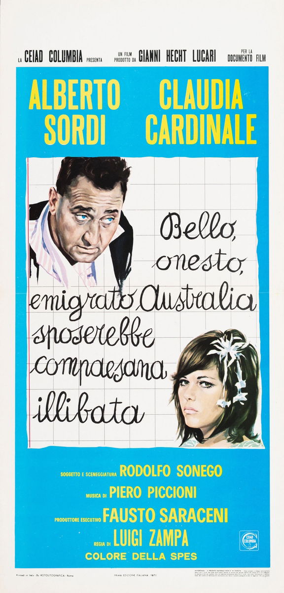 A Girl in Australia - Lobby Card 1