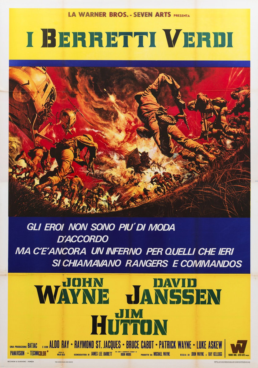 Poster 2 for the film The Green Berets (1968)