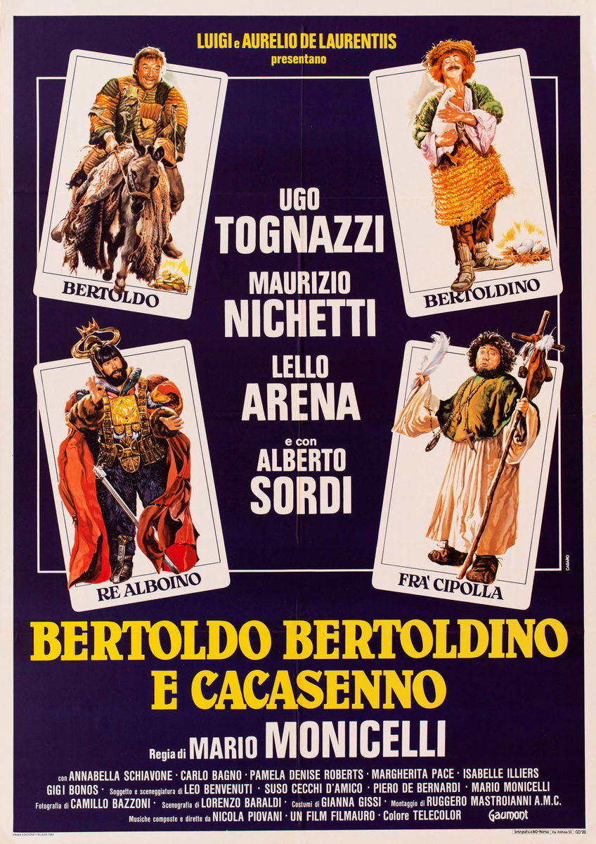 Bertoldo, Bertoldino, and Cacasenno - Poster 1