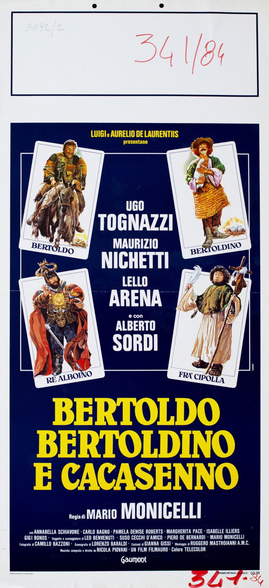 Bertoldo, Bertoldino, and Cacasenno - Lobby Card 1