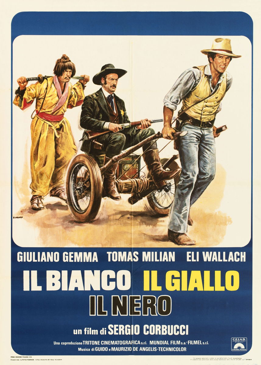 Il bianco, il giallo, il nero - Manifesto 1