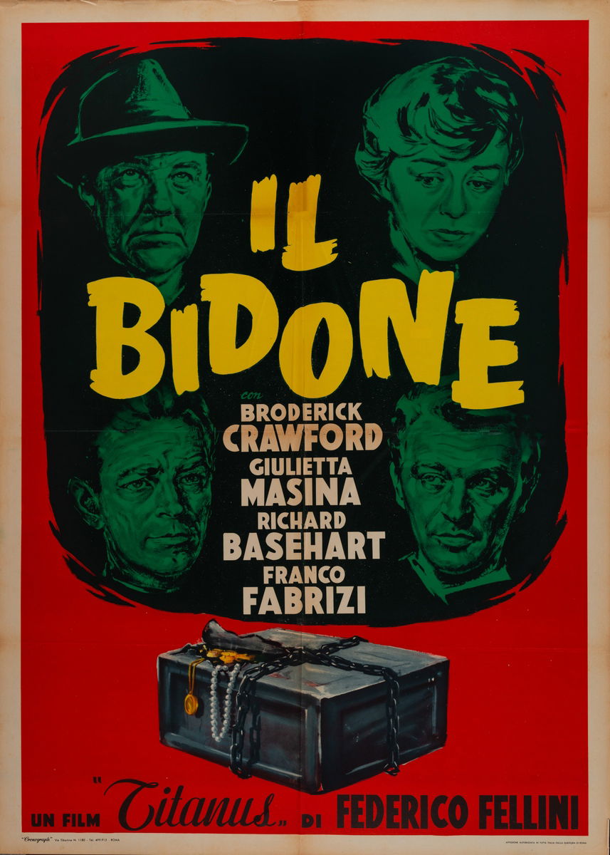 Il bidone - Manifesto 1