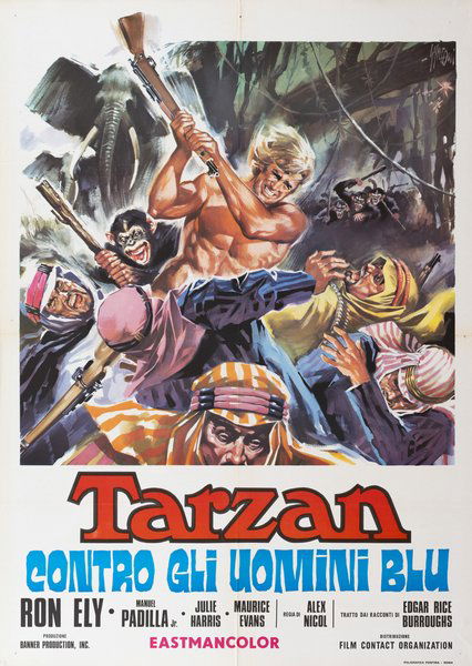 Tarzan contro gli uomini blu