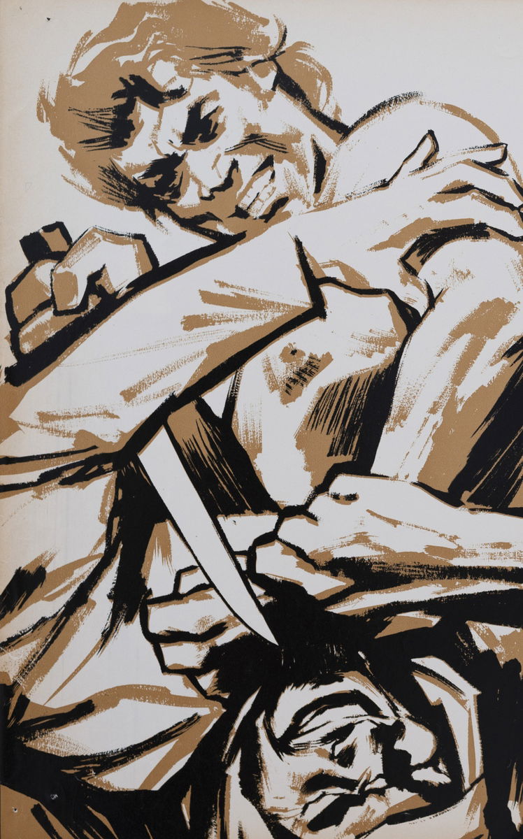 Tarzan contro gli uomini blu - Fotobusta 1