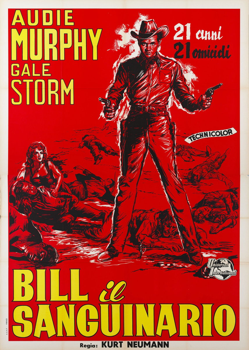 Manifesto 2 per il film Bill il sanguinario (1950)