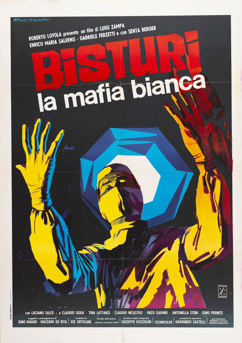 Bisturi - La mafia bianca - Manifesto 1