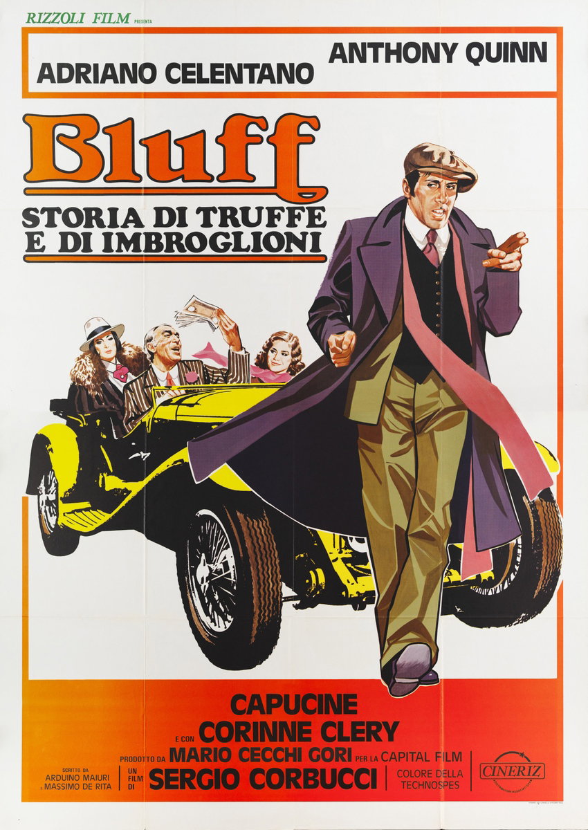 Manifesto 2 per il film Bluff - Storia di truffe e di imbroglioni (1976)
