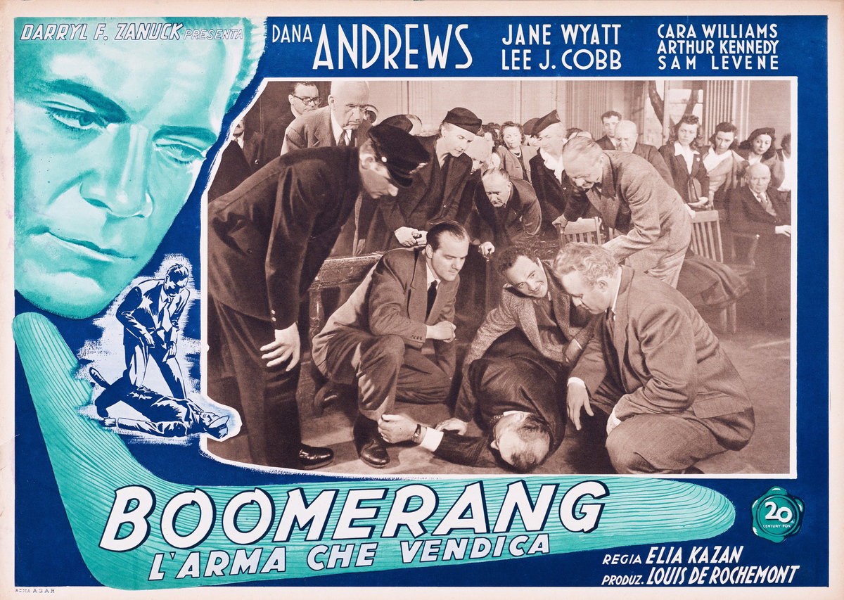 Fotobusta 2 per il film Boomerang - L'arma che uccide (1947)