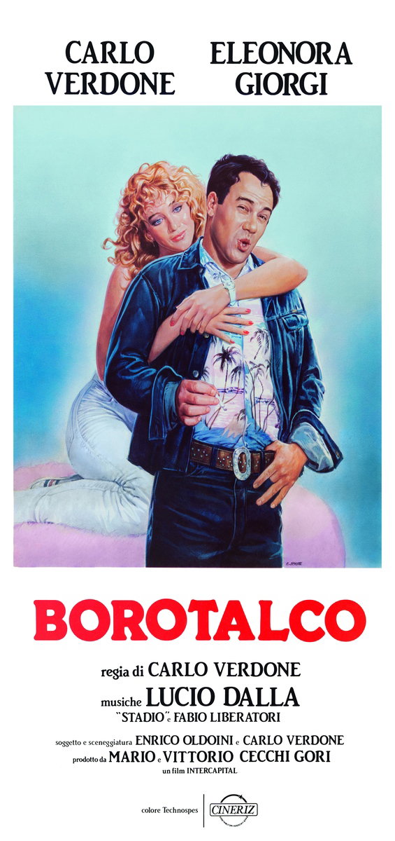 Locandina 2 per il film Borotalco (1982), dipinto da Enzo Sciotti