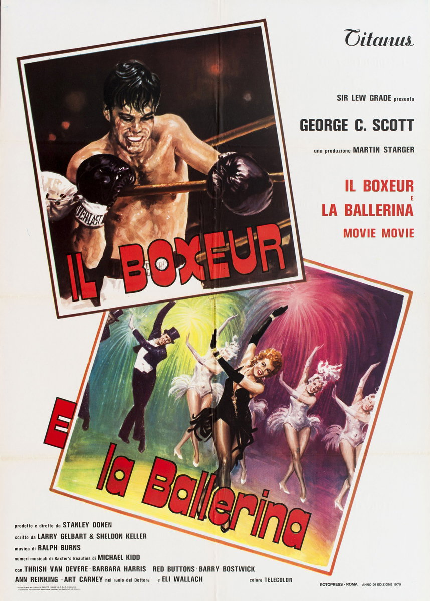 Manifesto 2 per il film Il boxeur e la ballerina (1978)