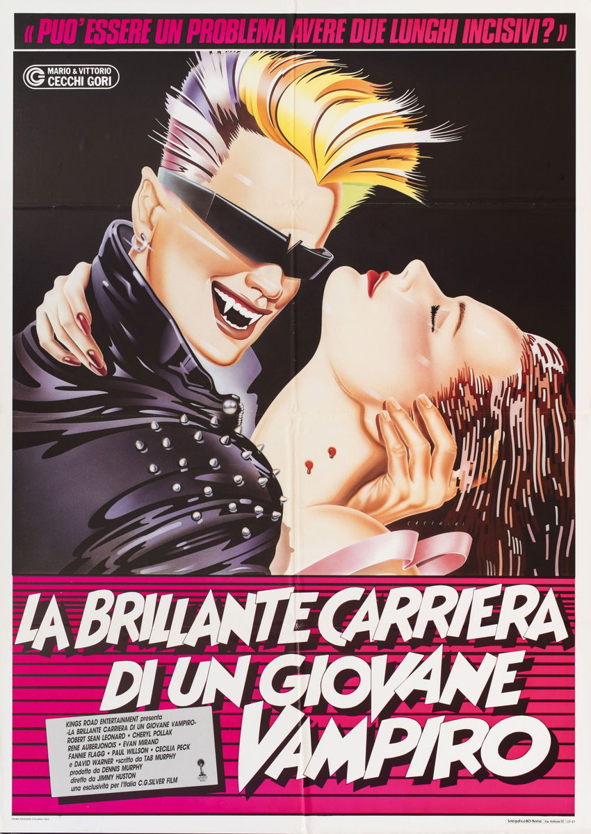 La brillante carriera di un giovane vampiro - Manifesto 1