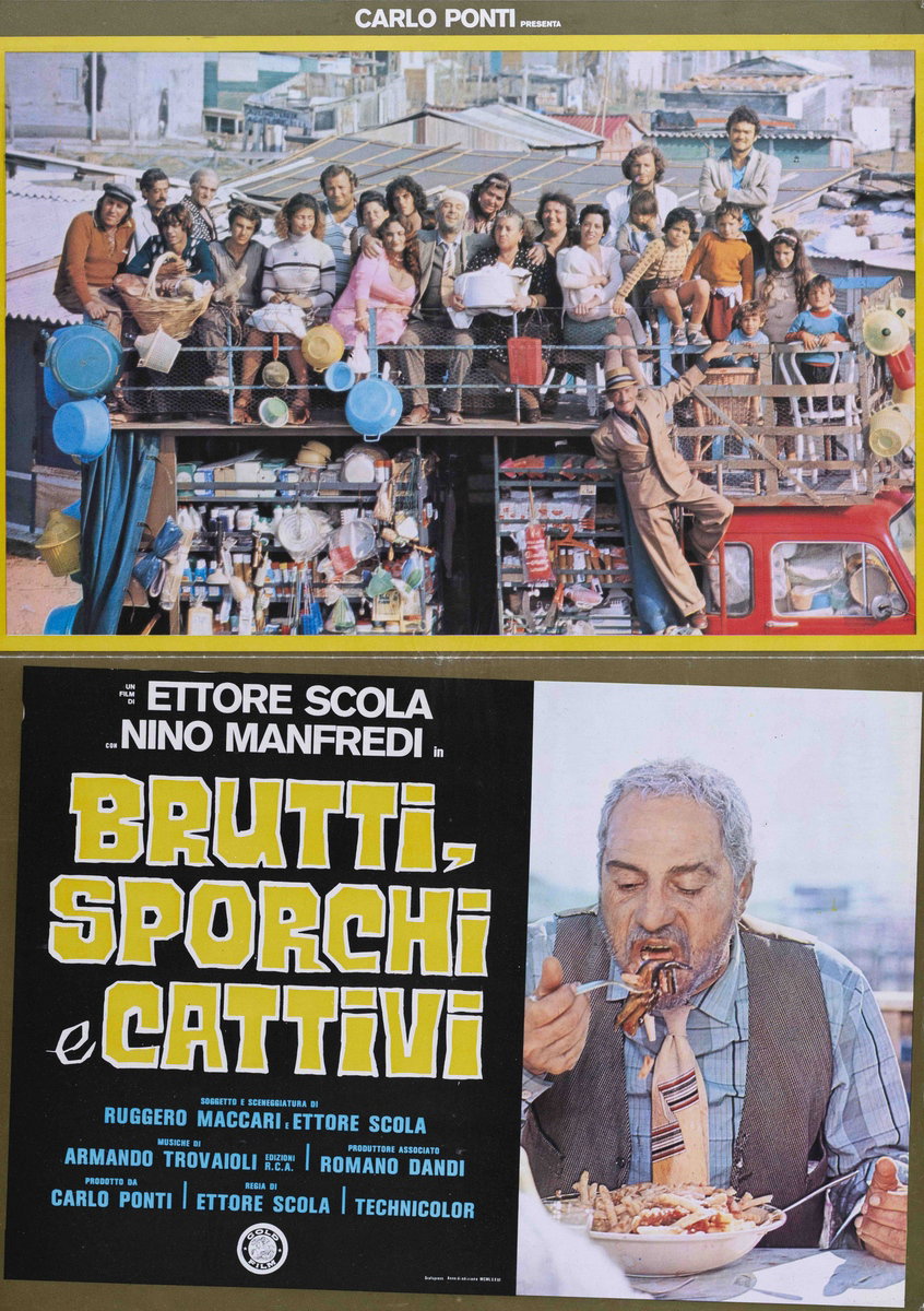Manifesto 3 per il film Brutti, sporchi e cattivi (1976)