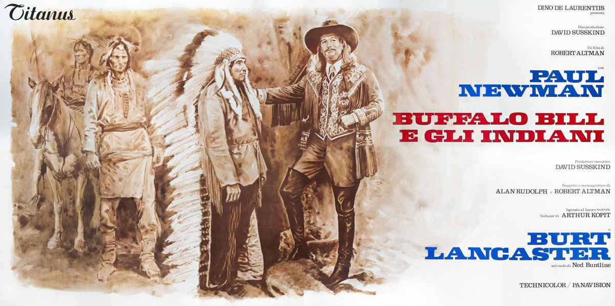 Poster 3 for the film Buffalo Bill and the Indians, or Sitting Bull's History Lesson (1976)