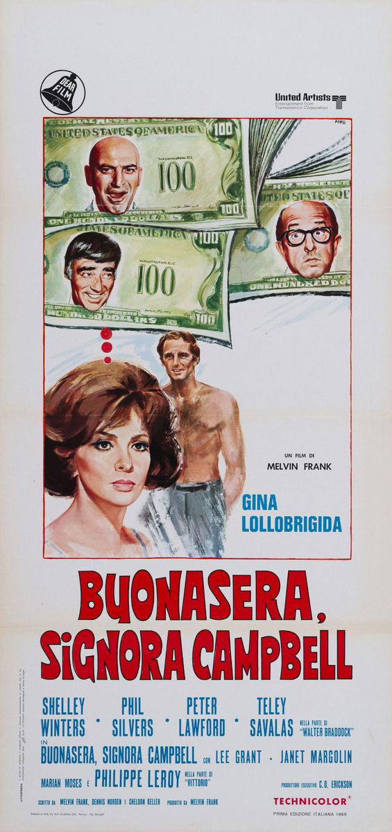 Buona Sera, Mrs. Campbell - Lobby Card 1