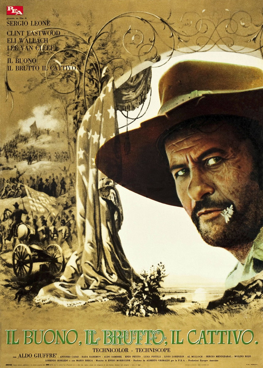 Poster 12 for the film The Good, the Bad and the Ugly (1966)