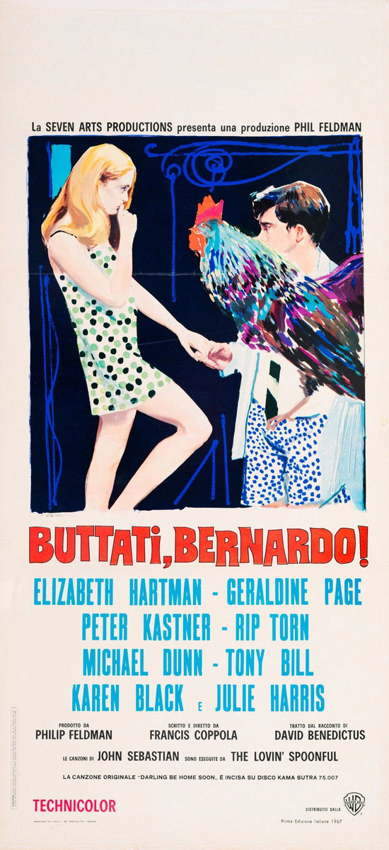 Locandina 3 per il film Buttati, Bernardo! (1966), dipinto da Ercole Brini