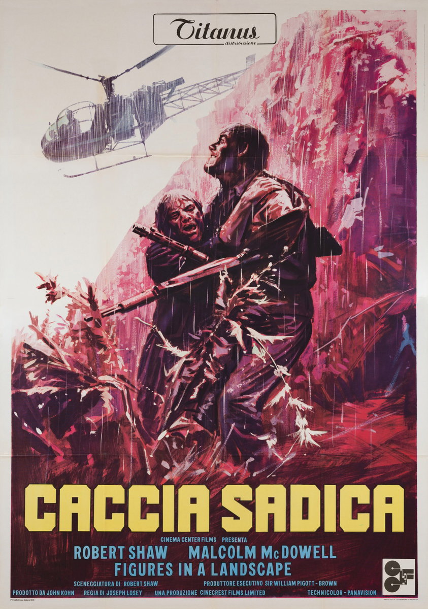 Poster 2 for the film Figures in a Landscape (1970)