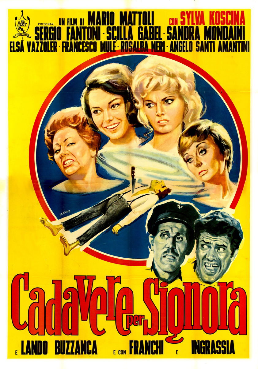 Cadavere per signora - Manifesto 1