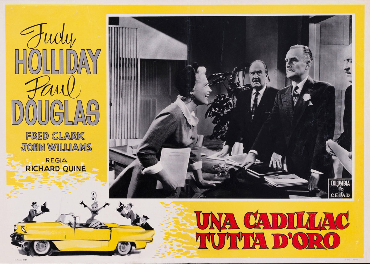 Lobby Card 2 for the film The Solid Gold Cadillac (1956)