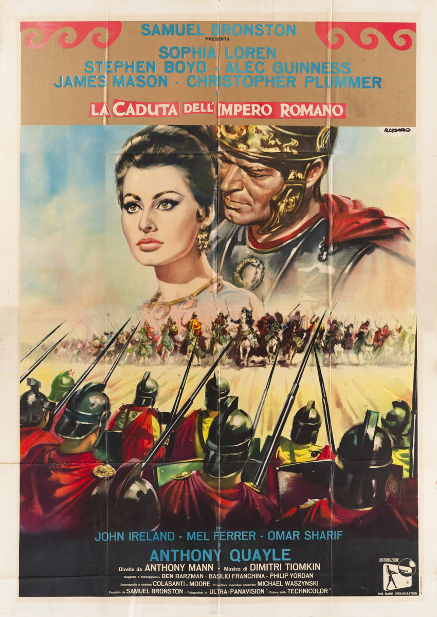 La caduta dell'impero romano - Manifesto 3