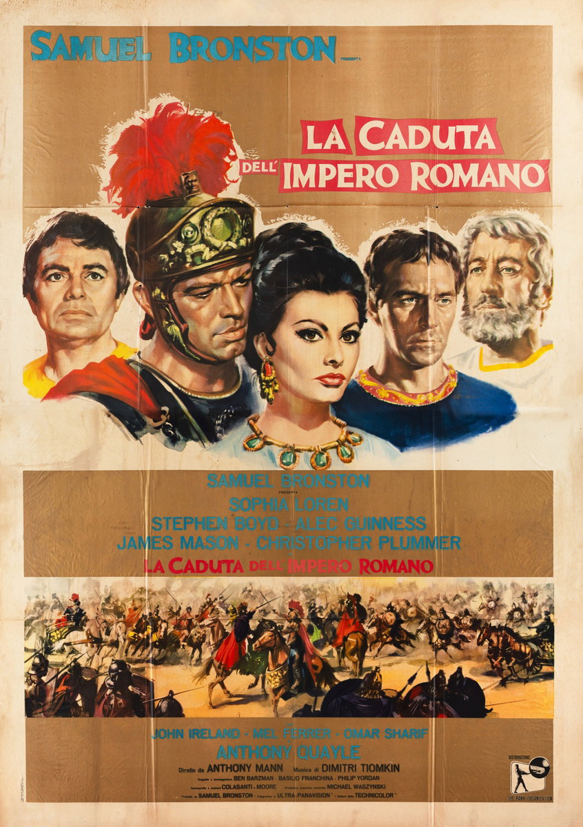 La caduta dell'impero romano - Manifesto 4