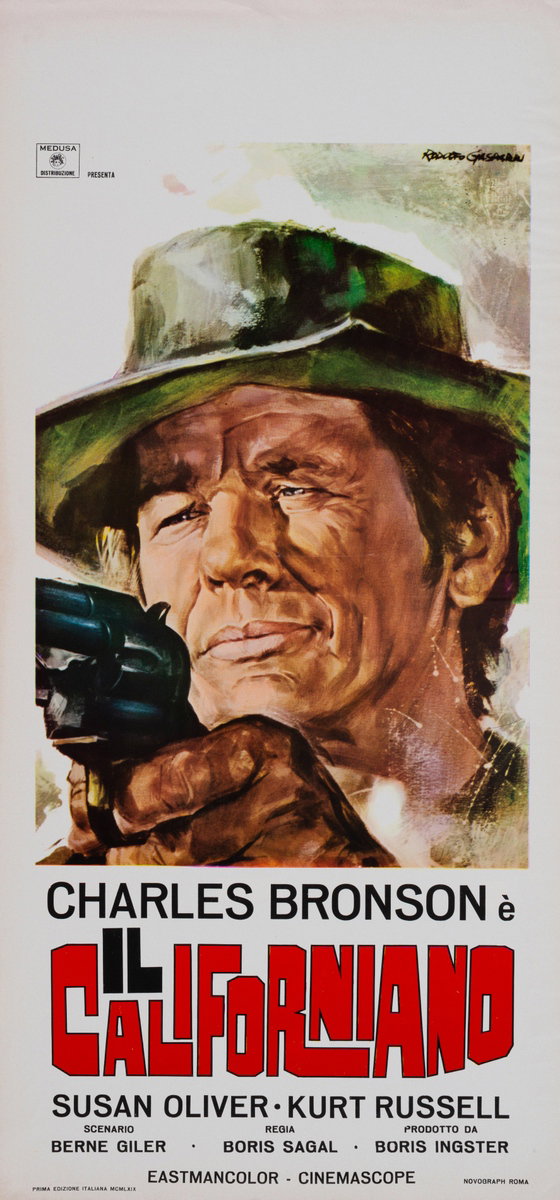 Locandina 2 per il film Il californiano (1969), dipinto da Rodolfo Gasparri