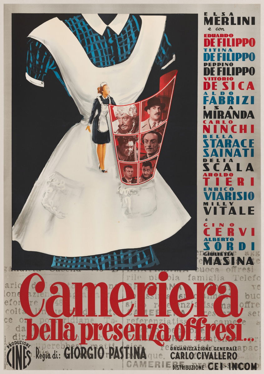 Cameriera bella presenza offresi... - Manifesto 1