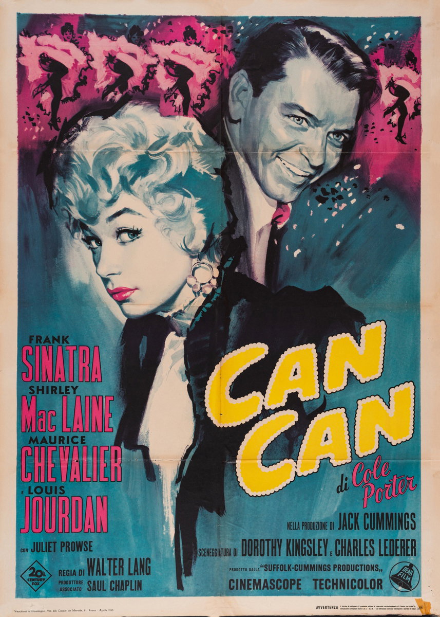 Manifesto 2 per il film Can-Can (1960)