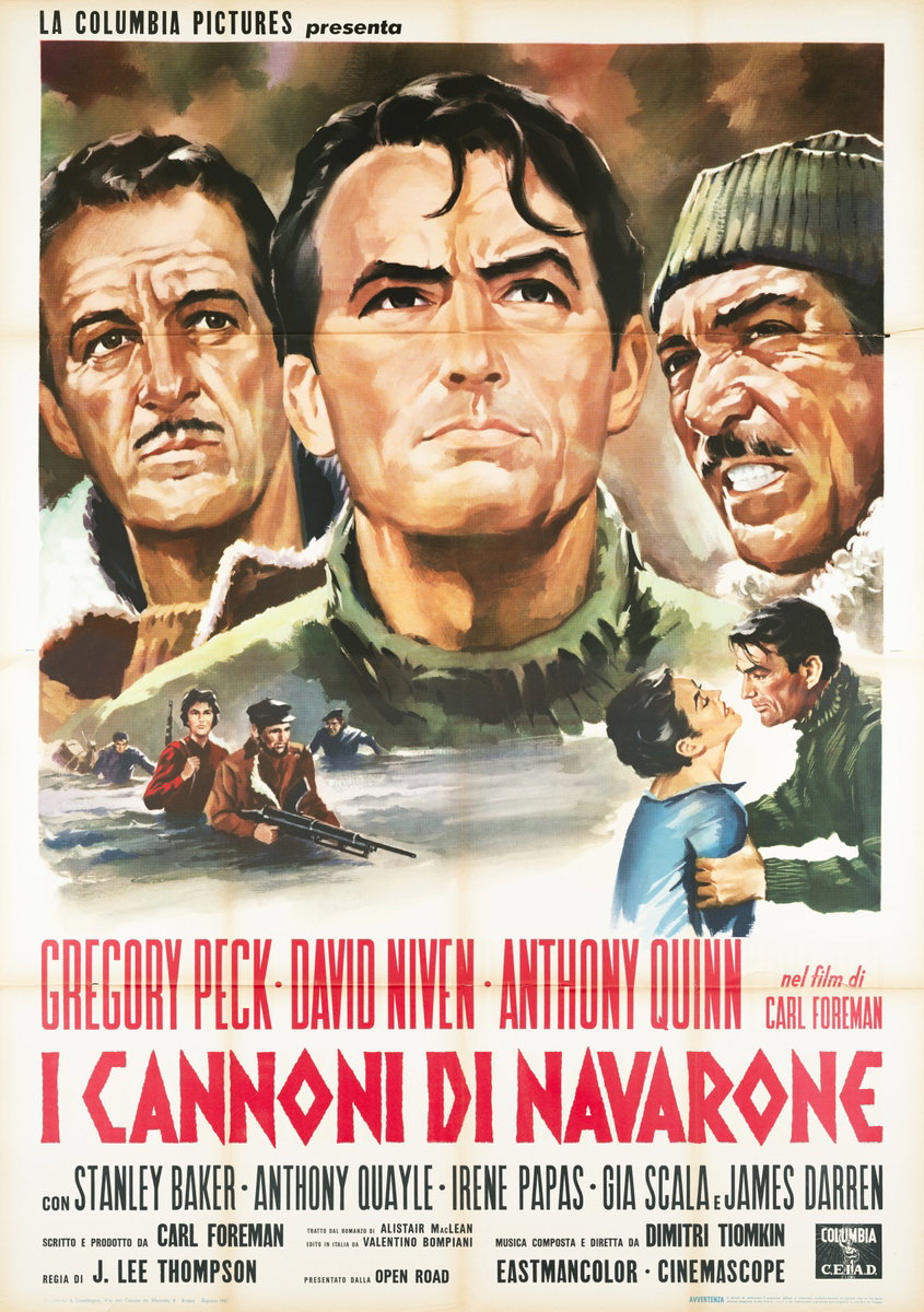 Poster 2 for the film The Guns of Navarone (1961)