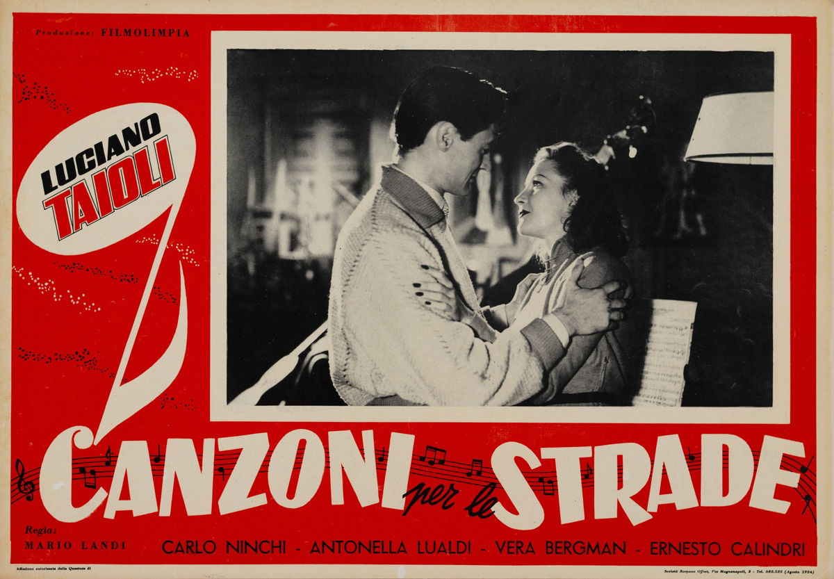 Canzoni per le strade - Fotobusta 1