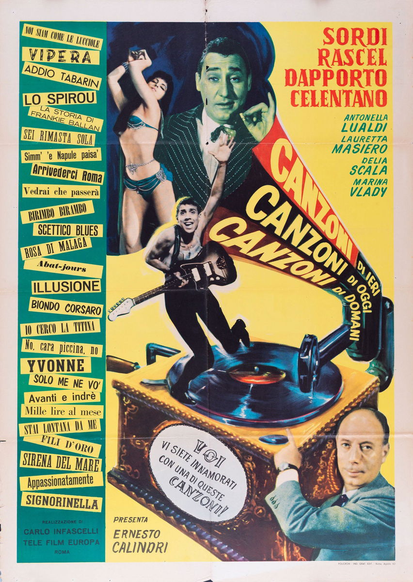 Canzoni, canzoni, canzoni - Manifesto 1