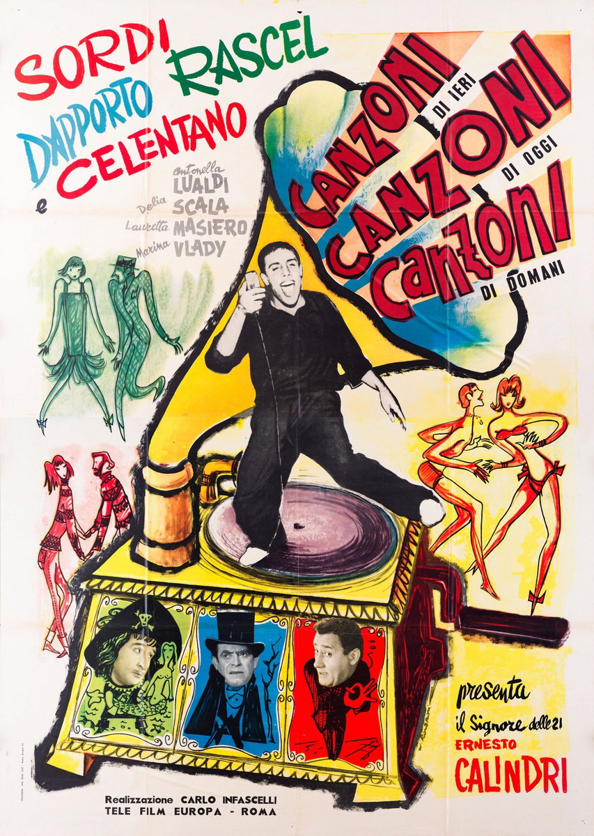 Manifesto 2 per il film Canzoni, canzoni, canzoni (1953)