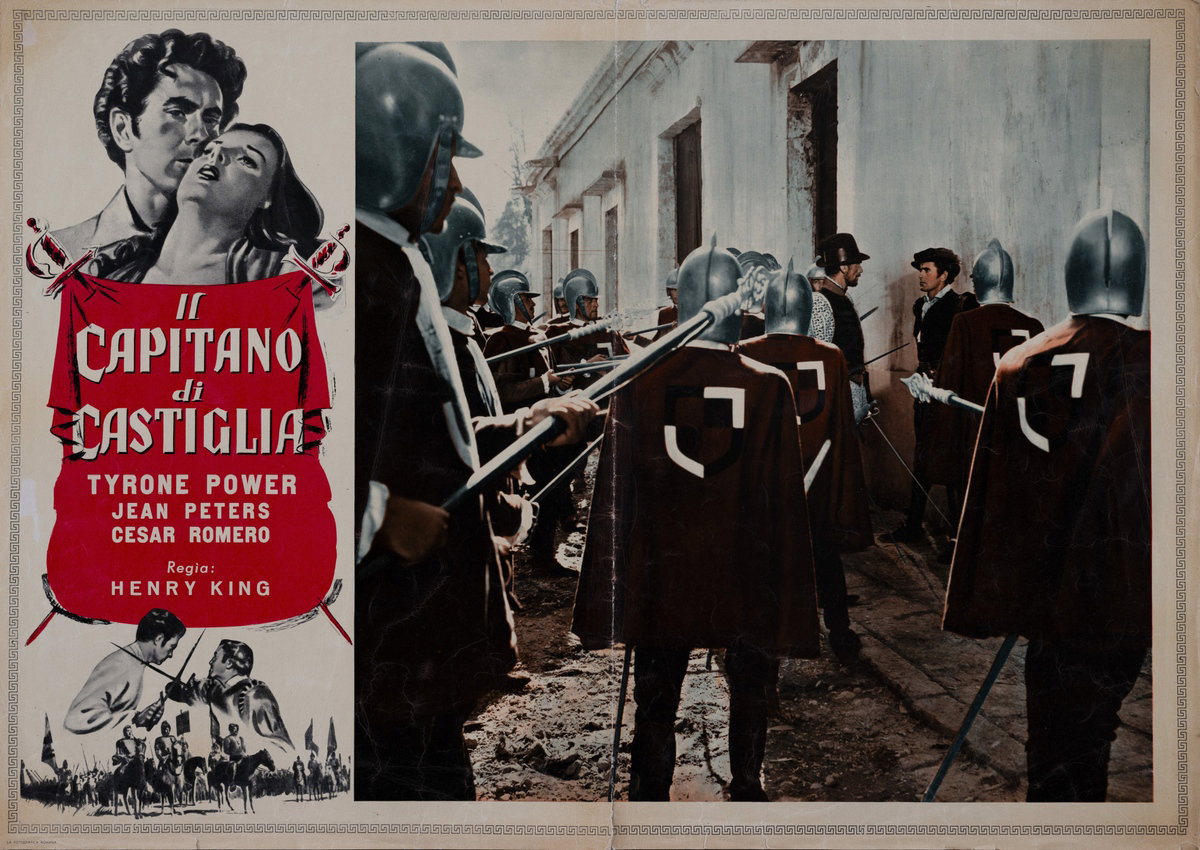 Fotobusta 2 per il film Il capitano di Castiglia (1947)
