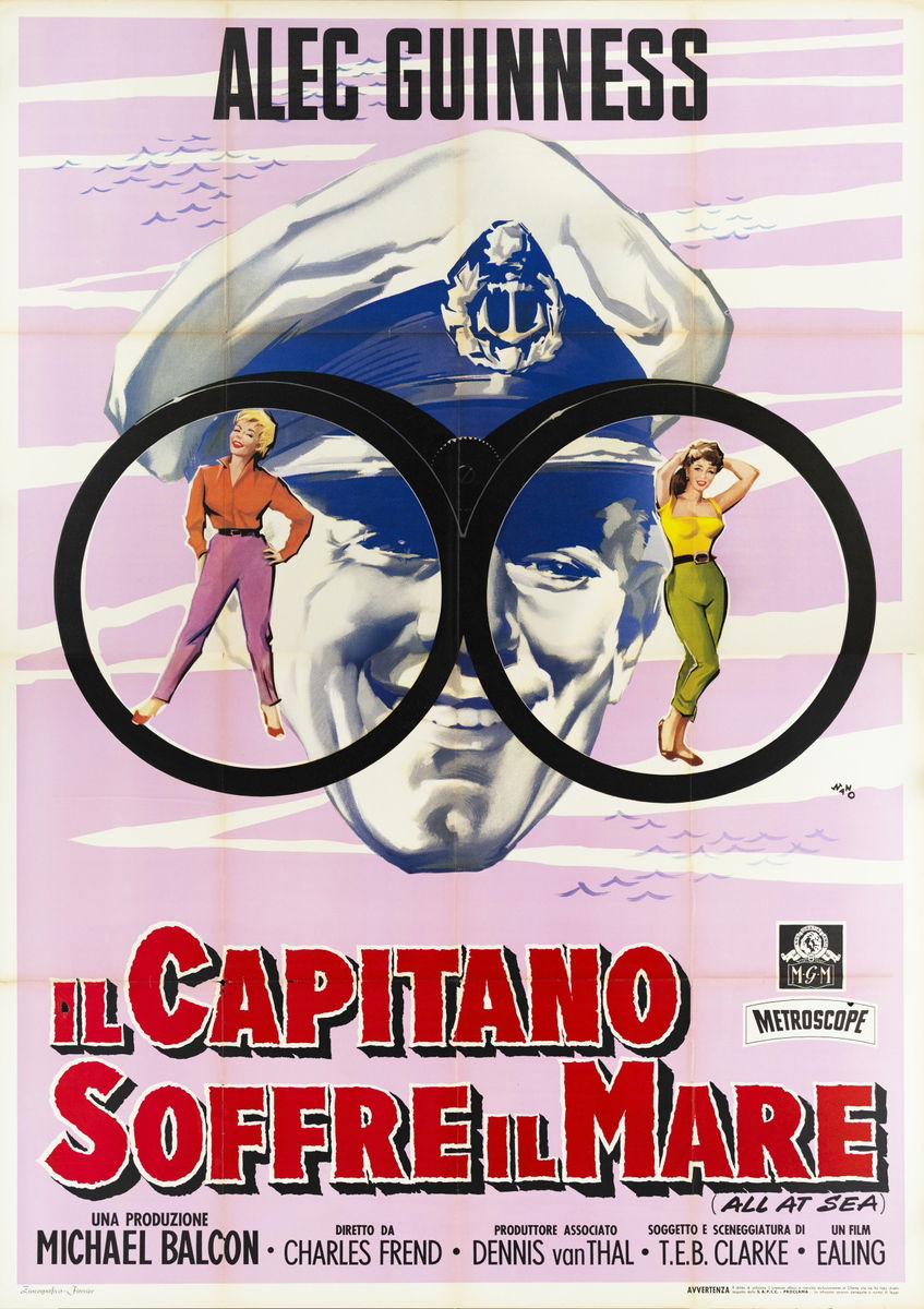 Il capitano soffre il mare - Manifesto 1