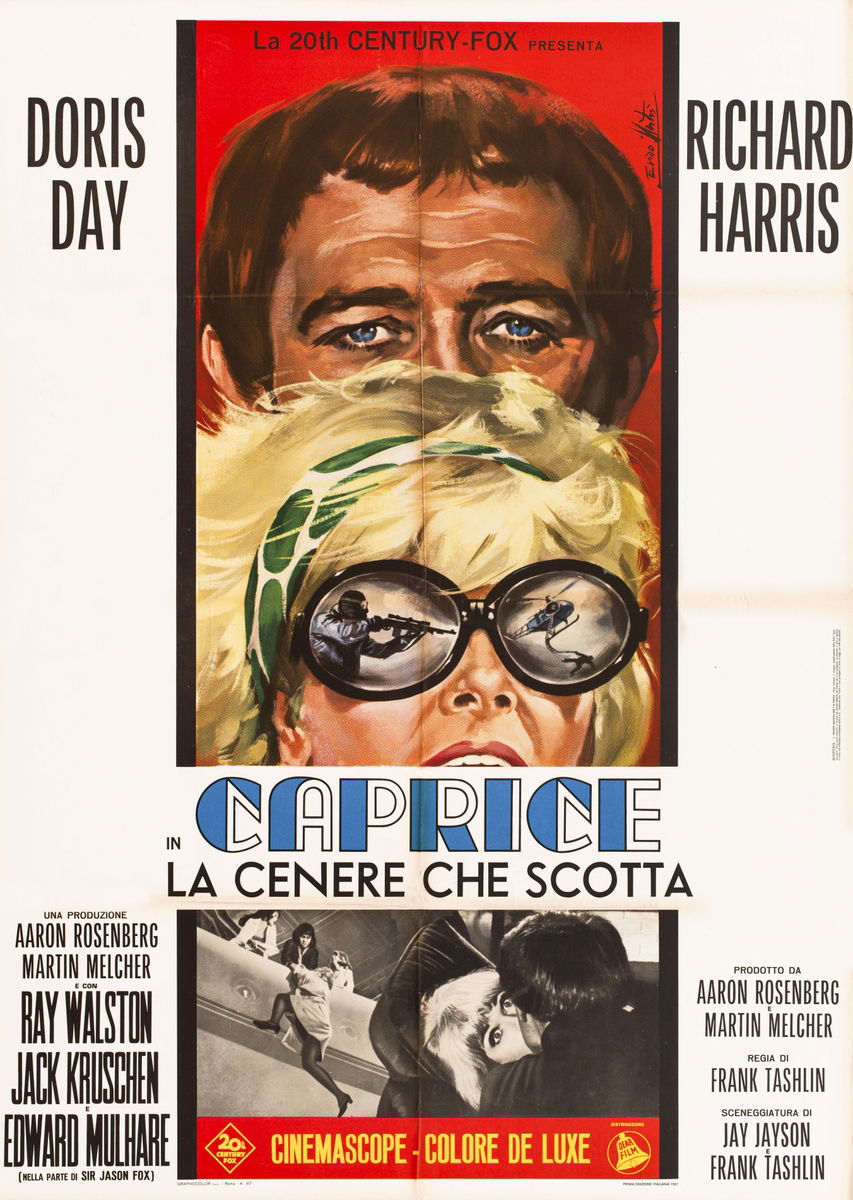 Caprice - La cenere che scotta - Manifesto 1