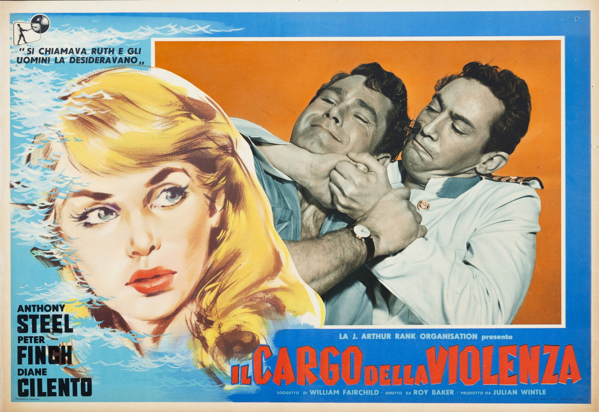 Fotobusta 2 per il film Il cargo della violenza (1955)