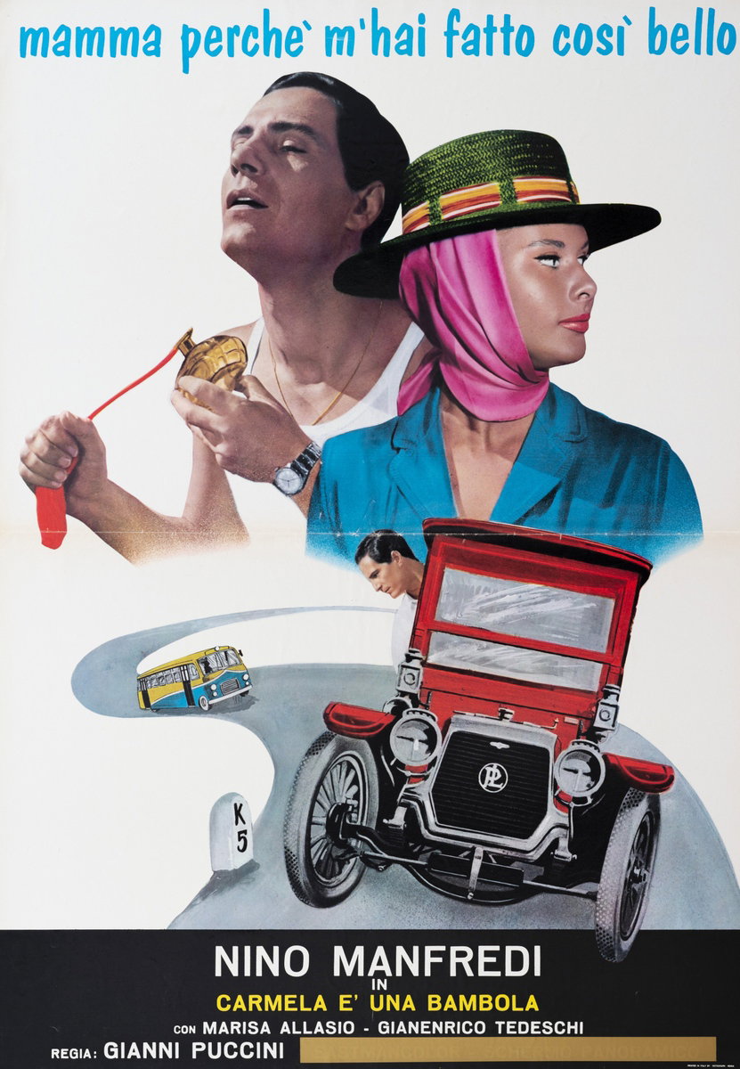 Poster 3 for the film Carmela è una bambola (1958)