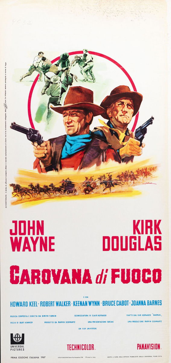 The War Wagon - Lobby Card 1