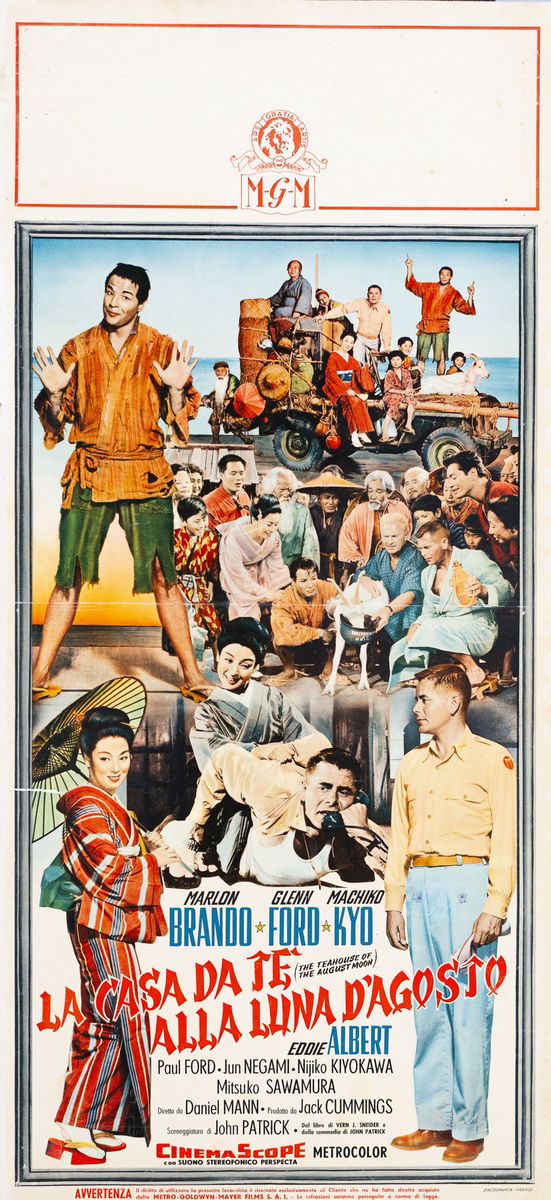 La casa da tè alla luna d'agosto - Locandina 1