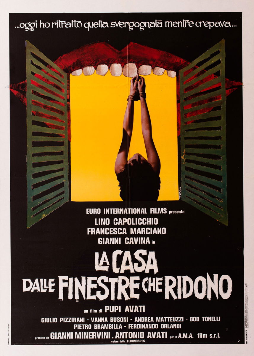 La casa dalle finestre che ridono - Manifesto 1