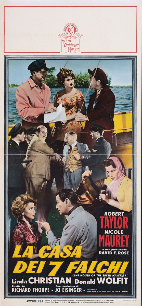 La casa dei sette falchi - Locandina 1