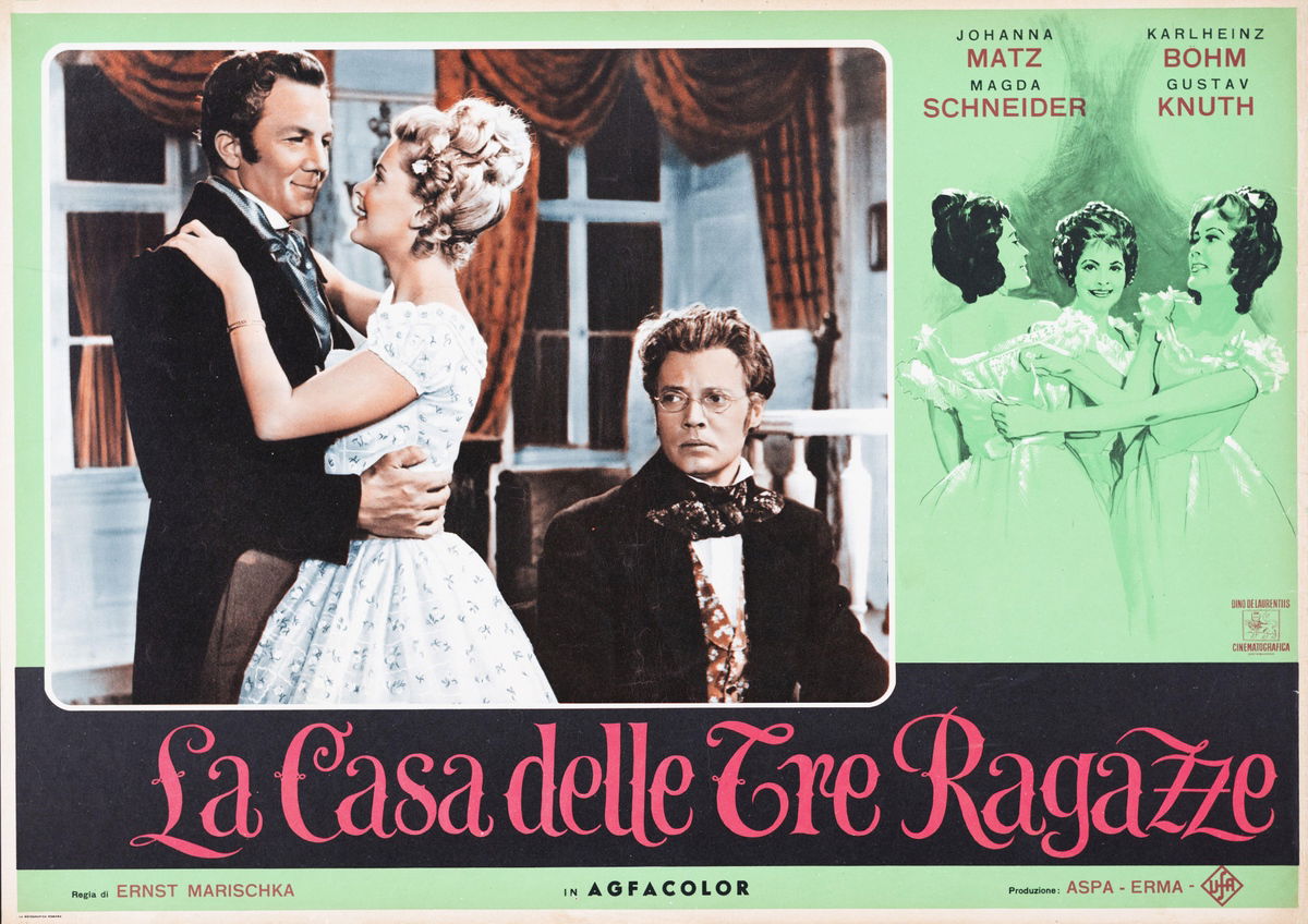 The House of the Three Girls - Fotobusta 1