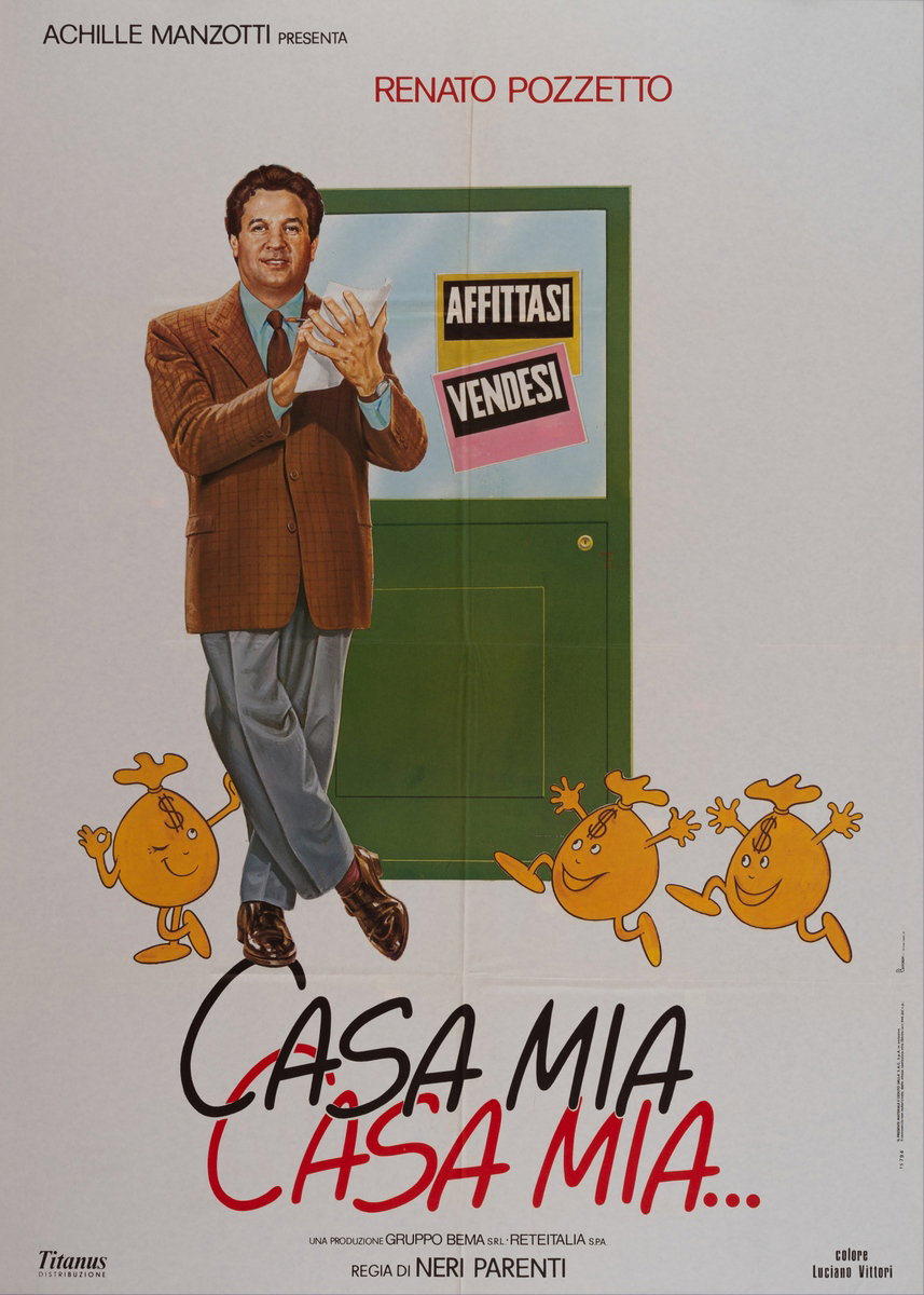 Manifesto 2 per il film Casa mia, casa mia... (1988)