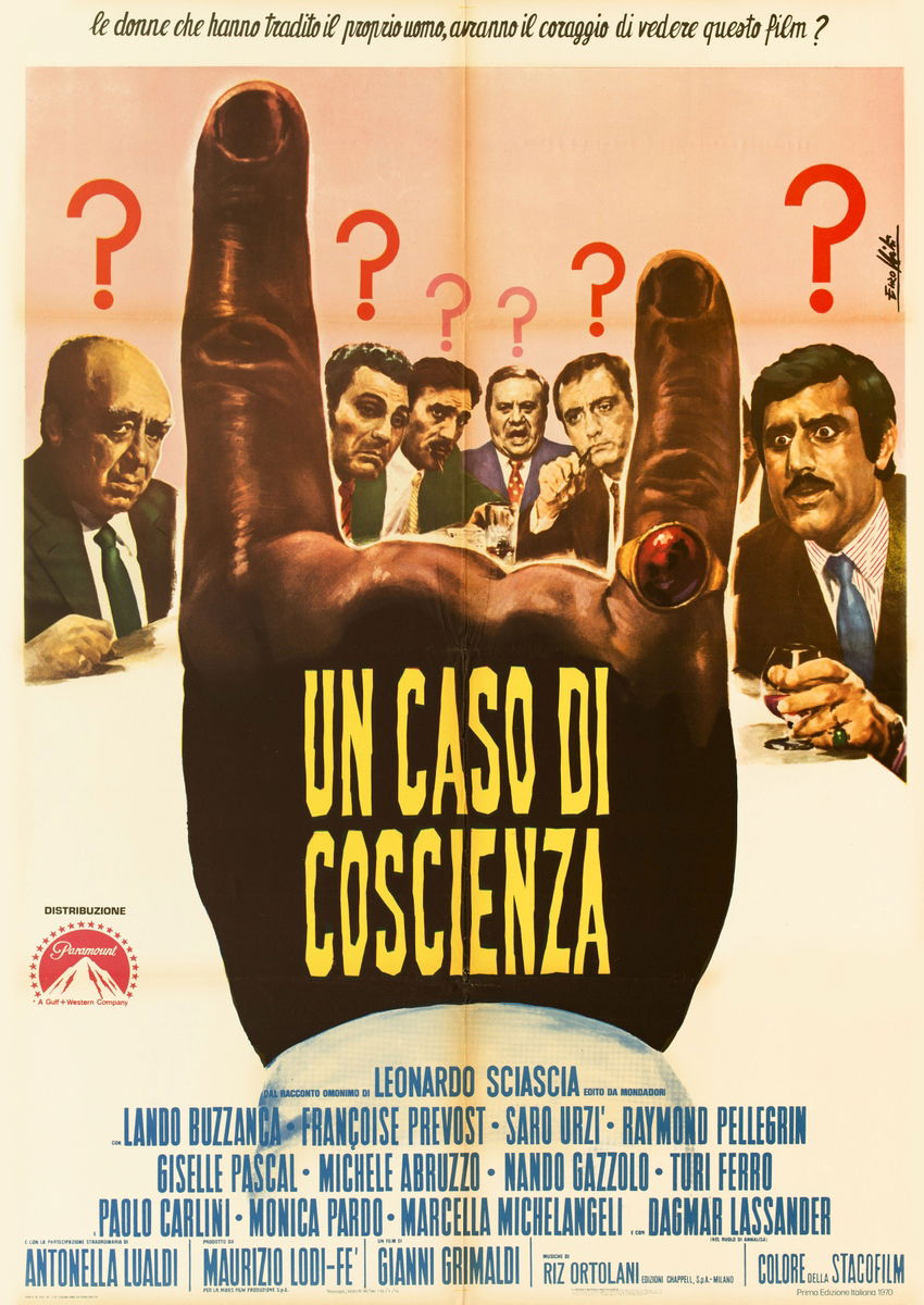 Un caso di coscienza - Manifesto 1