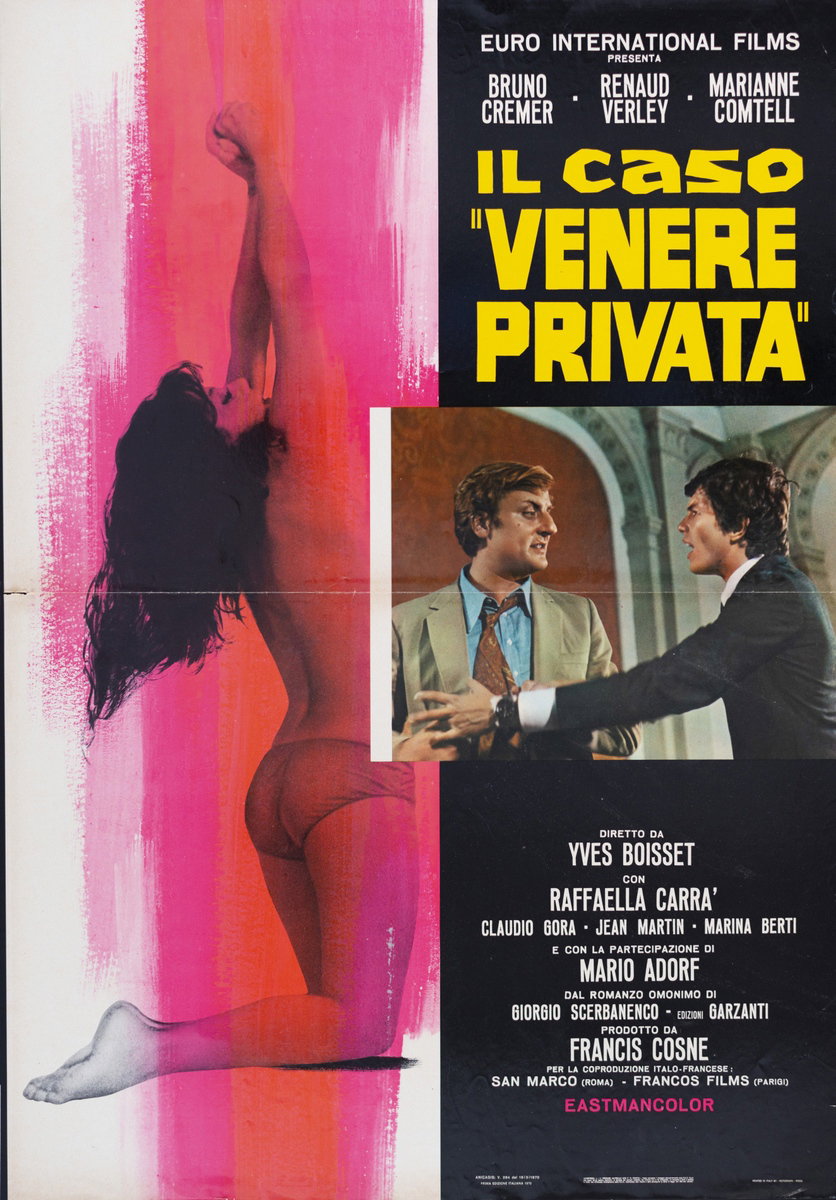 Manifesto 3 per il film Il caso 'Venere privata' (1970)